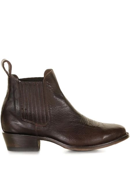  Mexicana Leather Ankle Boots - Brown 