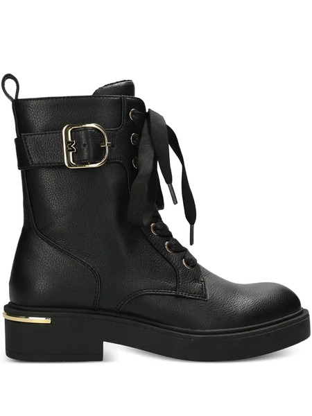  Mexx Buckle Lace-up Boots - Black 