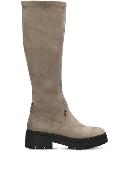  Mexx Lug-sole Tall Boots - Neutrals 