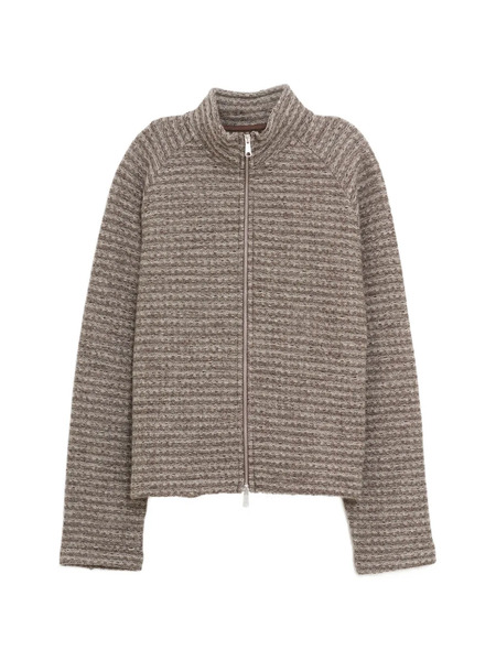  Mfpen Leisure Zip-up Sweater - Brown 