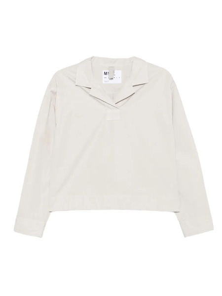  Mhl By Margaret Howell Notched-collar Blouse - Neutrals 