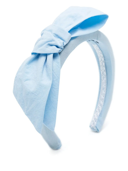  Mi Mi Sol Bow-motif Headband - Blue 