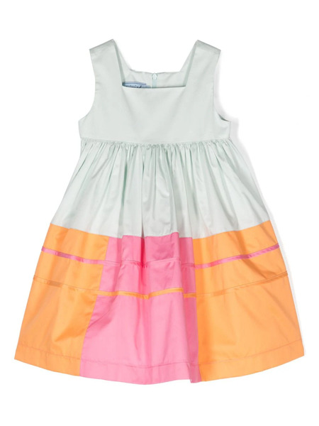  Mi Mi Sol Colour-block Ruched Dress - Blue 