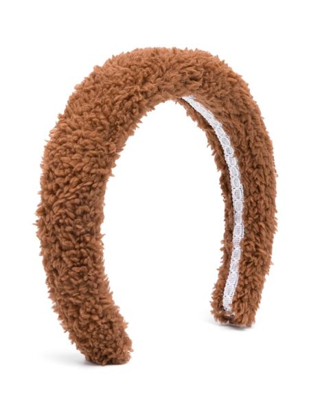  Mi Mi Sol Faux-fur Headband - Brown 