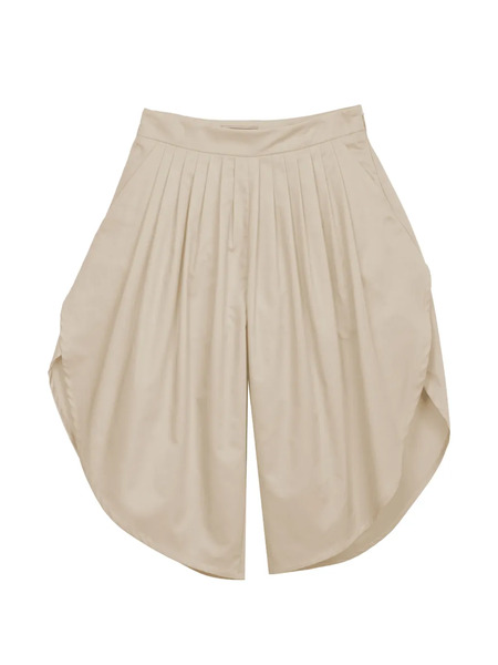  Mi Mi Sol Pleated Culottes Trousers - Neutrals 