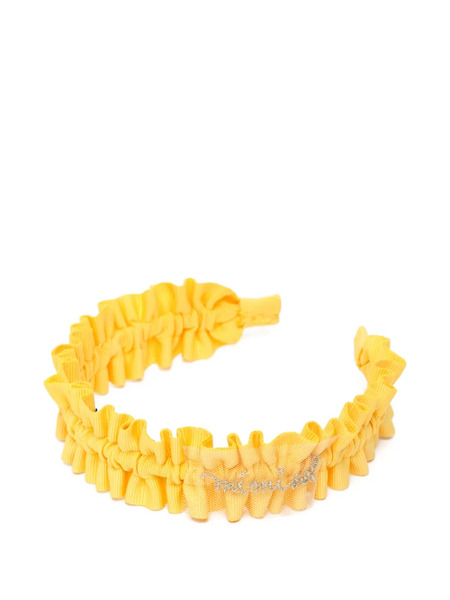  Mi Mi Sol Rouches Headband - Yellow 