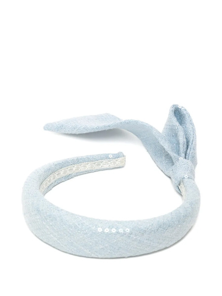  Mi Mi Sol Sequin Bow Headband - Blue 
