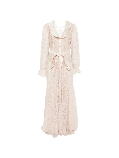  Miau By Clara Rotescu Reverie Belted Maxi Dress - Neutrals 