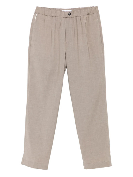  Michael Coal Elastic-waist Pocket Trousers - Brown 