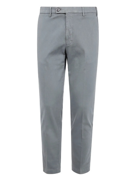  Michael Coal Patch-detail Cotton Trousers - Grey 