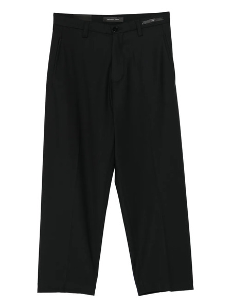  Michael Coal Straight-leg Cropped Trousers - Black 