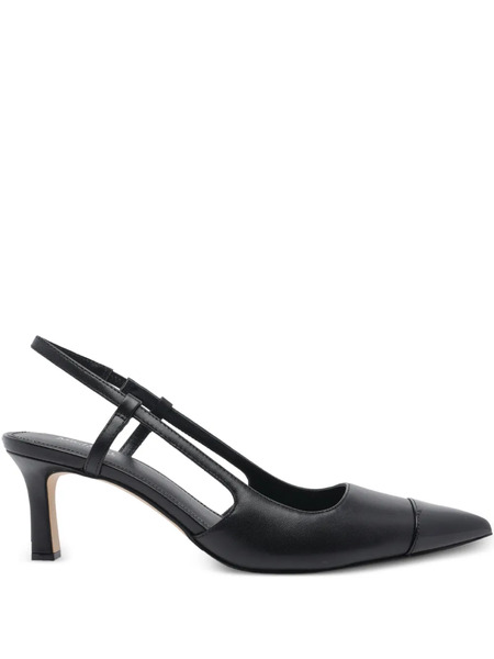  Michael Kors Alina Pointed Slingback Pumps - Black 
