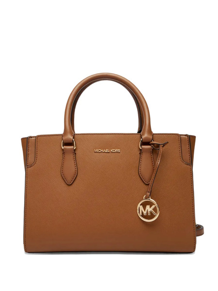  Michael Kors Becca Logo-charm Tote Bag - Brown 