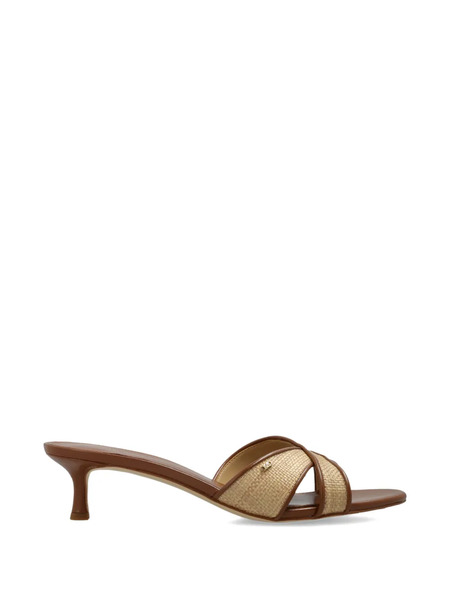  Michael Kors Cassidy Criss-cross Straps Sandals - Neutrals 