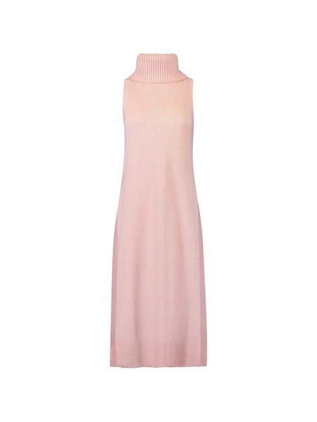  Michael Kors Collection Cashmere And Linen Turtleneck Tunic - Pink 