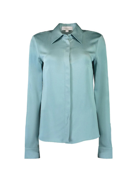  Michael Kors Collection Hansen Collared Shirt - Blue 