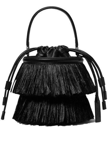  Michael Kors Collection Mini Ischia Bucket Bag - Black 
