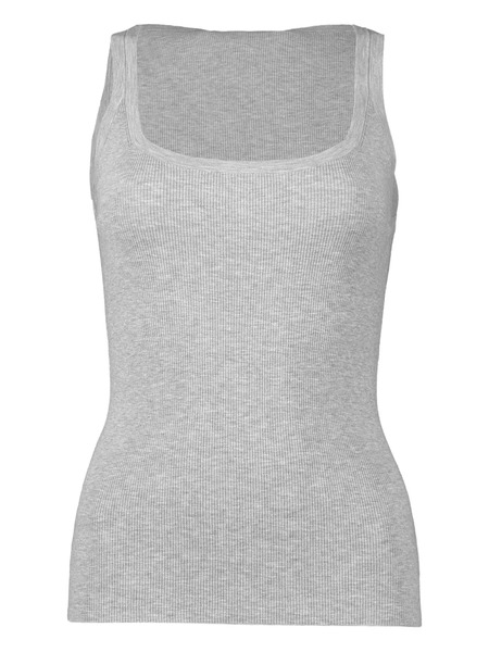  Michael Kors Collection Ribbed Tank Top - Grey 