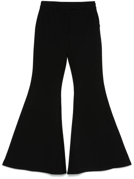  Michael Kors Crepe Flared Trousers - Black 