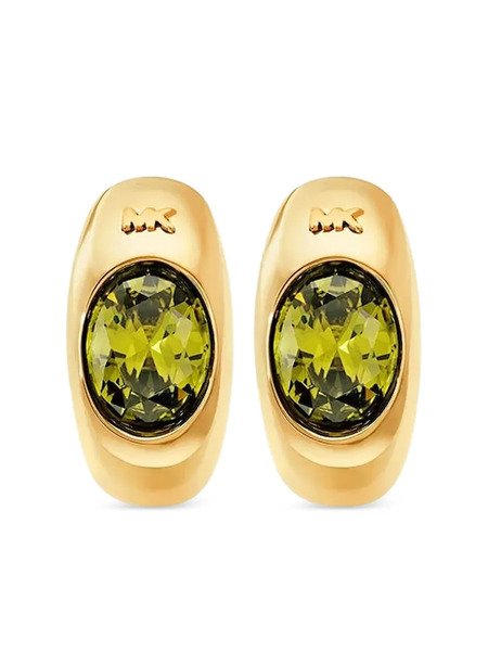  Michael Kors Crystal Earrings - Gold 