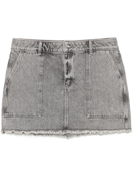 Michael Kors Denim Mini Skirt - Grey 
