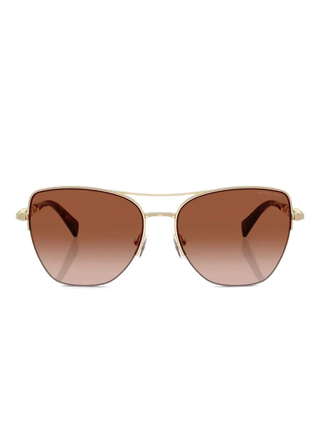  Michael Kors Dorado Beach Chain-embellished Sunglasses - Gold 