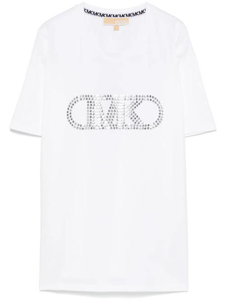  Michael Kors Empire-stud T-shirt - White 