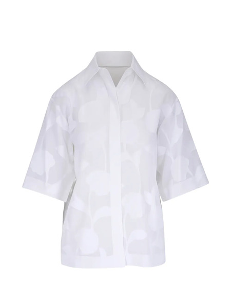  Michael Kors Floral Shirt - White 