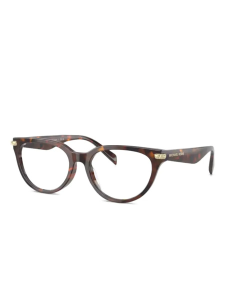  Michael Kors Geometric-frame Glasses - Brown 