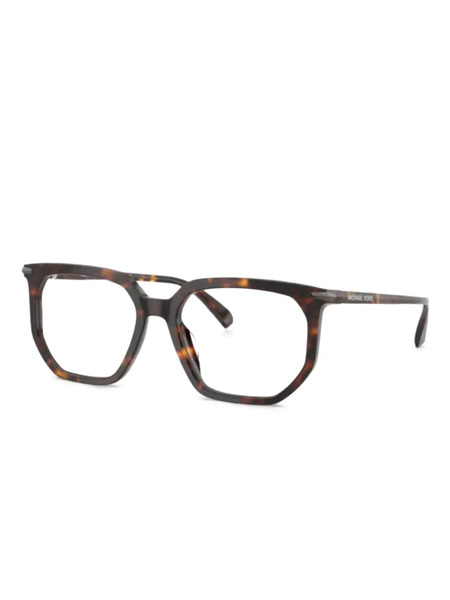  Michael Kors Geometric-frame Glasses - Brown 