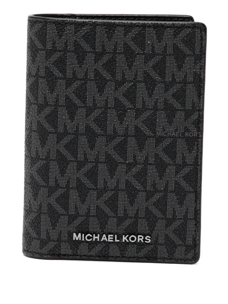  Michael Kors Hudson Signature Wallet - Black 