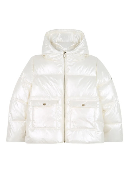  Michael Kors Kids Hooded Puffer Jacket - Neutrals 