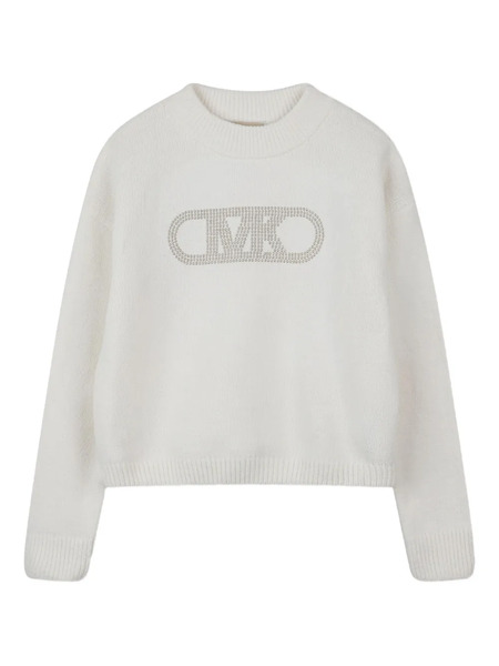  Michael Kors Kids Logo-embellished Sweatshirt - Neutrals 