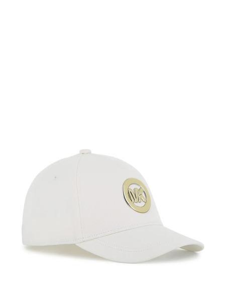  Michael Kors Kids Logo-plaque Baseball Cap - White 