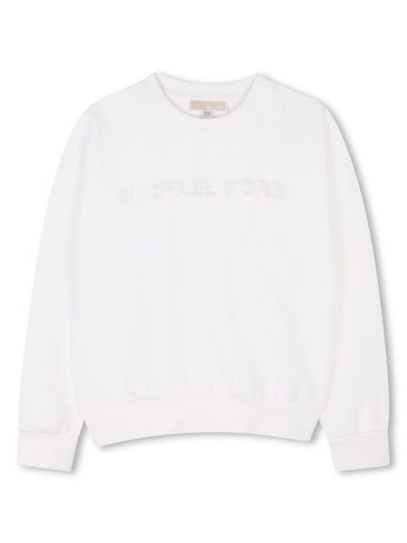  Michael Kors Kids Logo-print Sweatshirt - Neutrals 