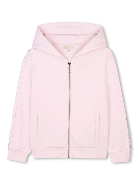  Michael Kors Kids Logo-tape Hoodie - Pink 