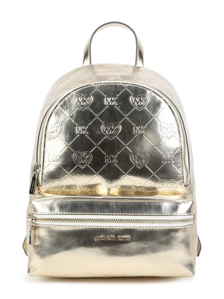  Michael Kors Kids Loog-print Backpack - Gold 