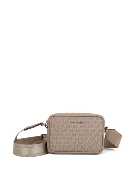  Michael Kors Kids Monogram-pattern Shoulder Bag - Neutrals 