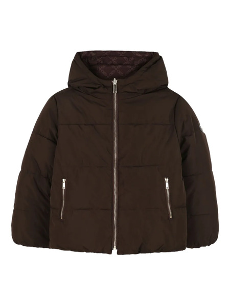  Michael Kors Kids Reversible Puffer Jacket - Brown 