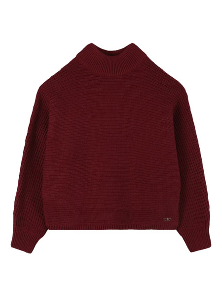  Michael Kors Kids Ribbed Roll-neck Sweater - Red 