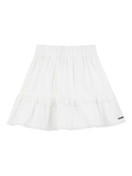  Michael Kors Kids Ruffled Skirt - White 
