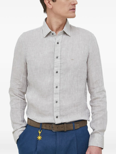  Michael Kors Linen Shirt - Neutrals 