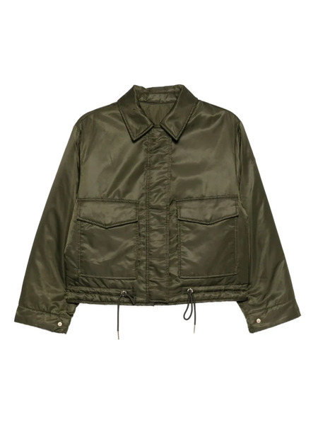  Michael Kors Logo-plaque Reversible Jacket - Green 