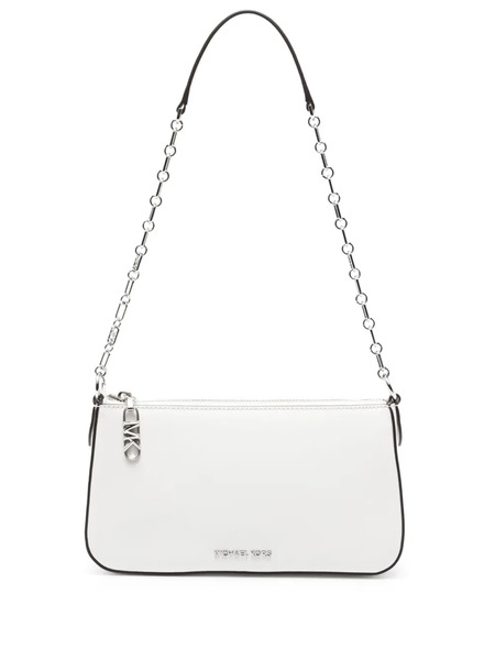  Michael Kors Medium Empire Logo-lettering Shoulder Bag - White 