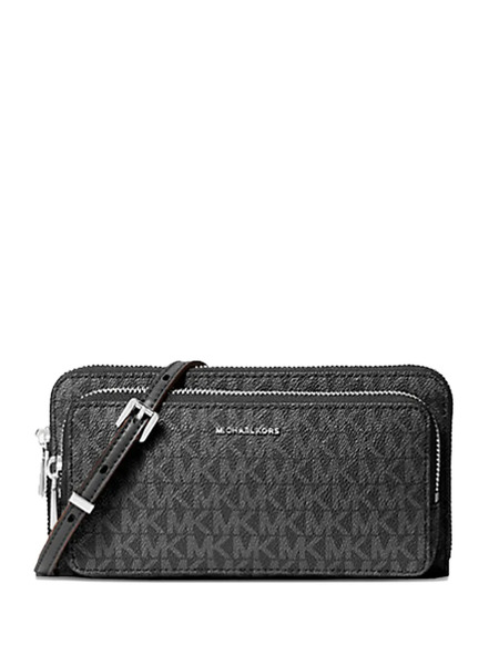  Michael Kors Monogram-pattern Cross Body Bag - Black 