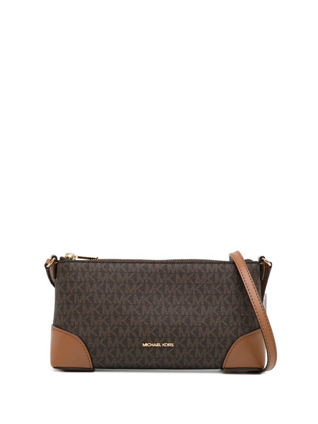  Michael Kors Monogram Shoulder Bag - Brown 