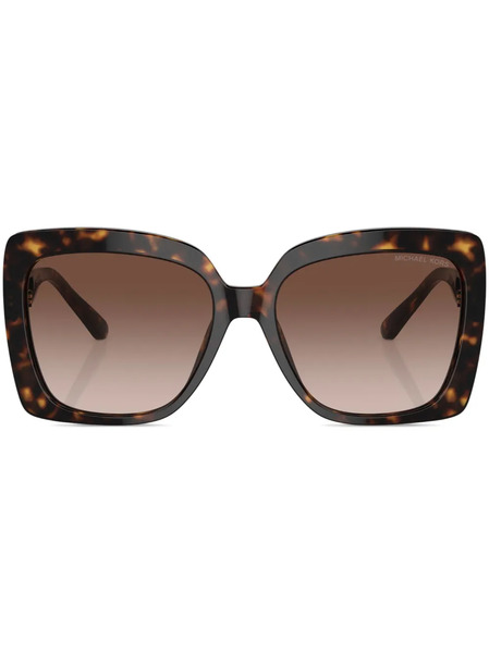  Michael Kors Nice Oversize Square-frame Sunglasses - Brown 