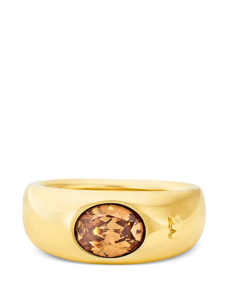  Michael Kors Oval-stone Signet Ring - Gold 