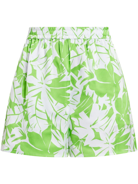  Michael Kors Palm Elasticated-waist Shorts - Green 