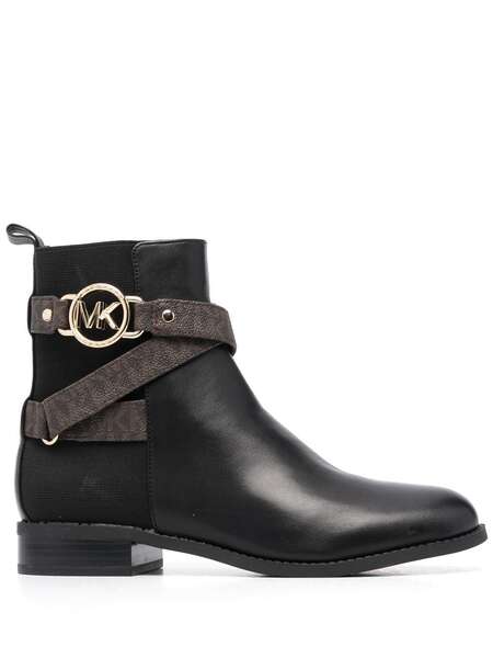  Michael Kors Rory Logo-trim Boots - Black 